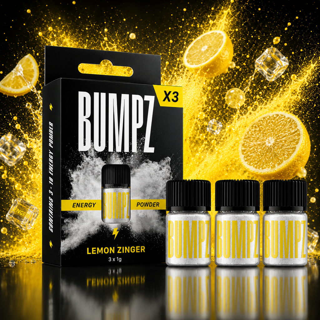 BUMPZ Energy Sniff - Lemon Zinger x3
