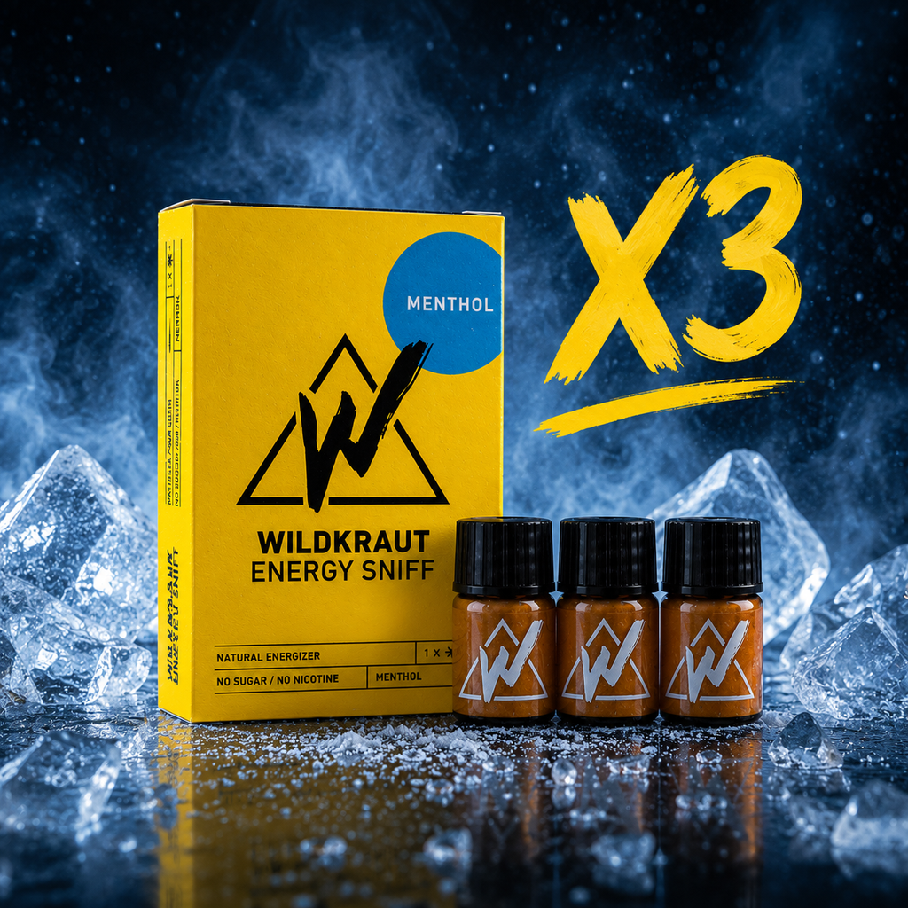 Wildkraut Energy Sniff - Menthol x3